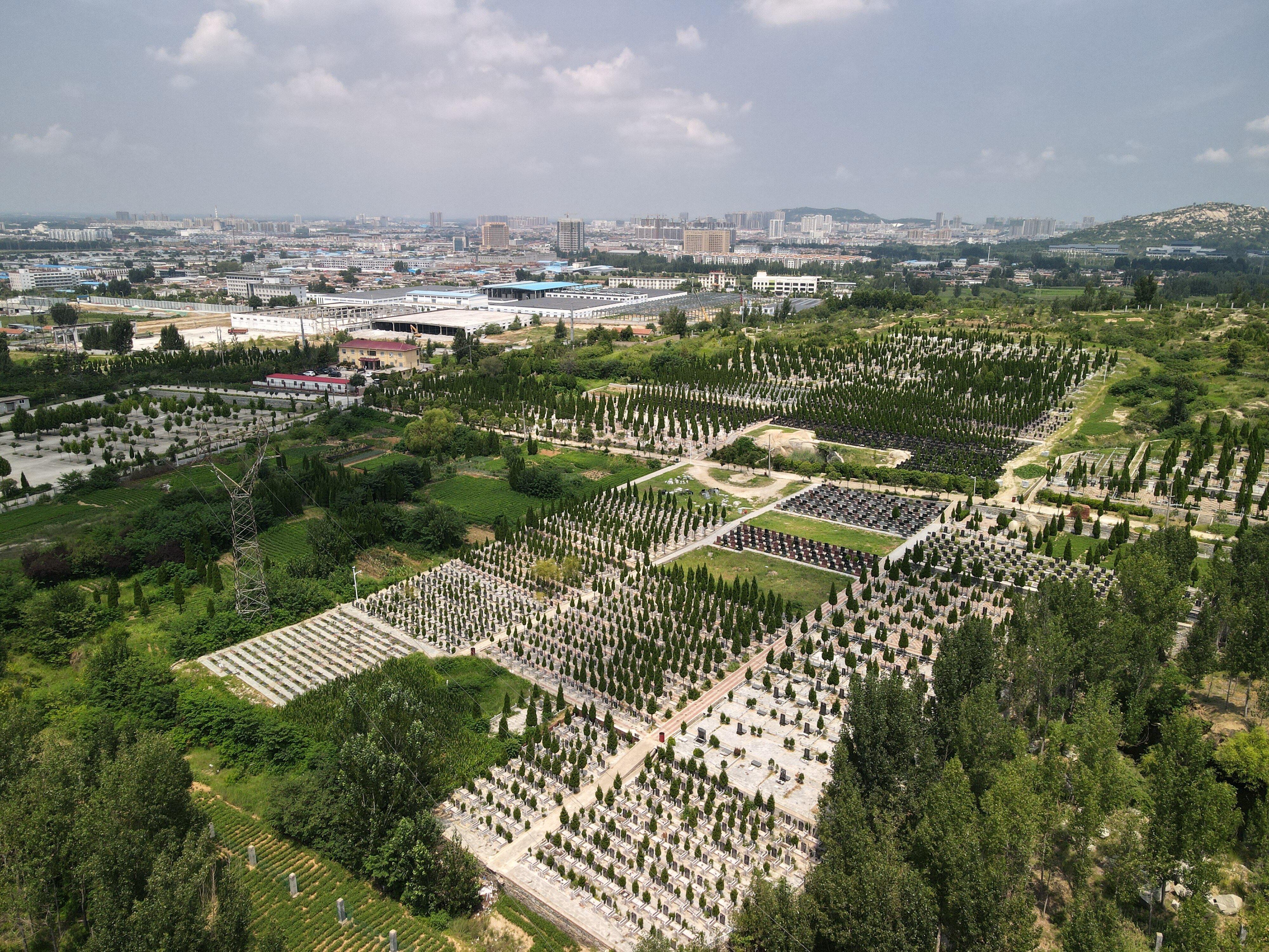 邹城市朱山公墓园区图片
