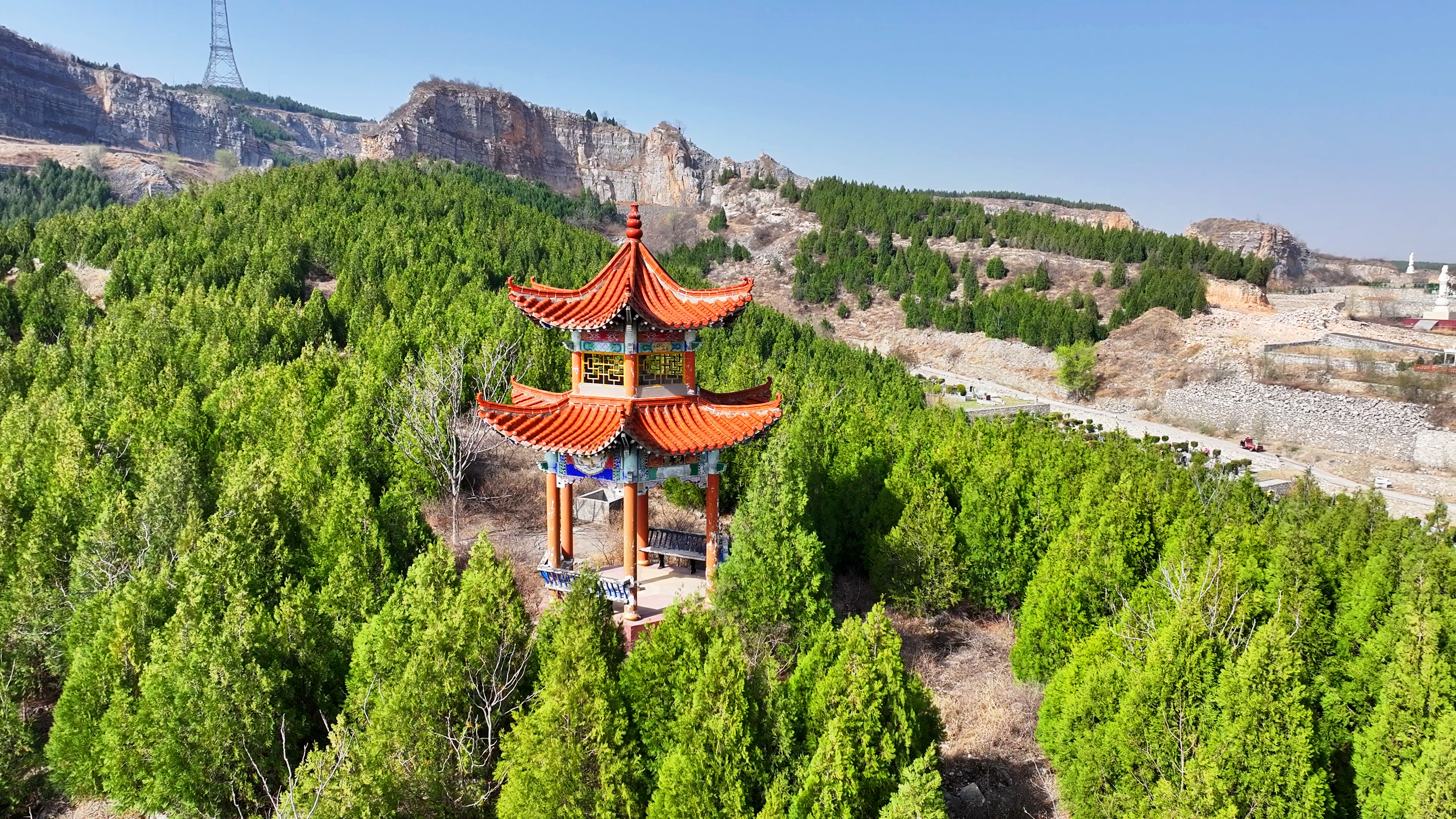 卫辉市西山生态园林陵园龙居山陵园有限公司园区图片