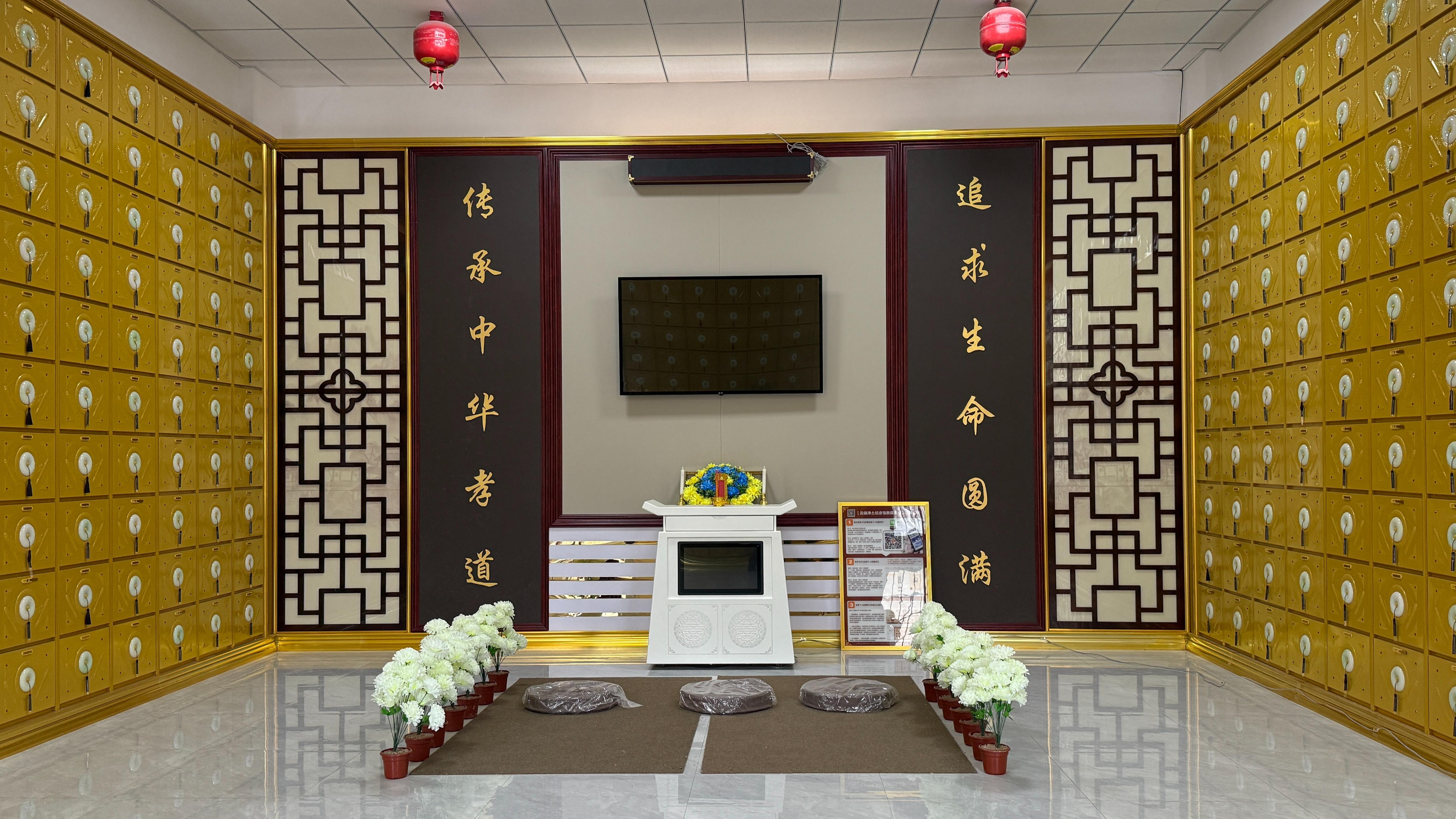 天水市殡仪馆骨灰堂园区图片