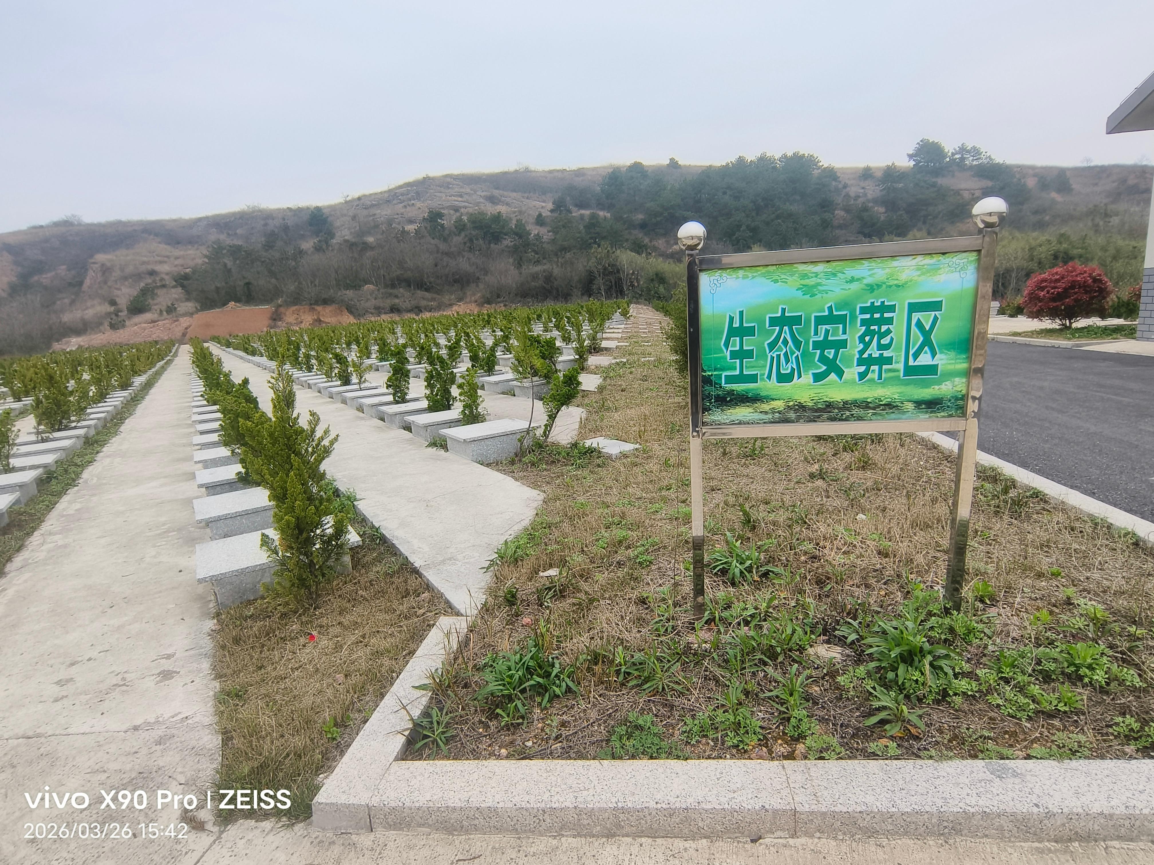白山镇凤鸣山公益性公墓园区图片