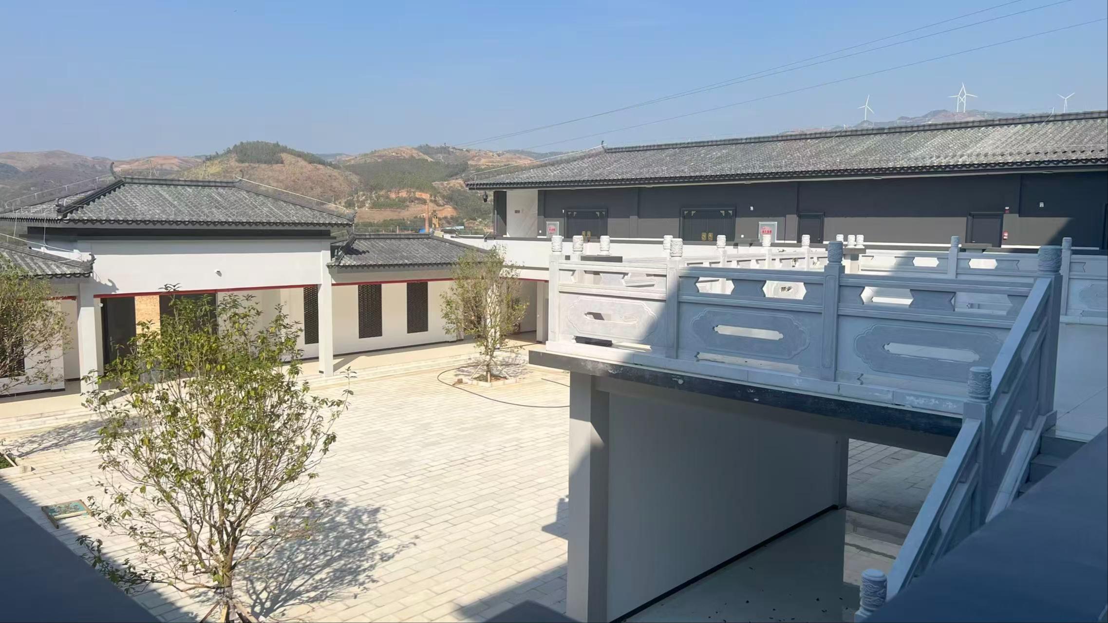 开远市公益性骨灰堂园区图片