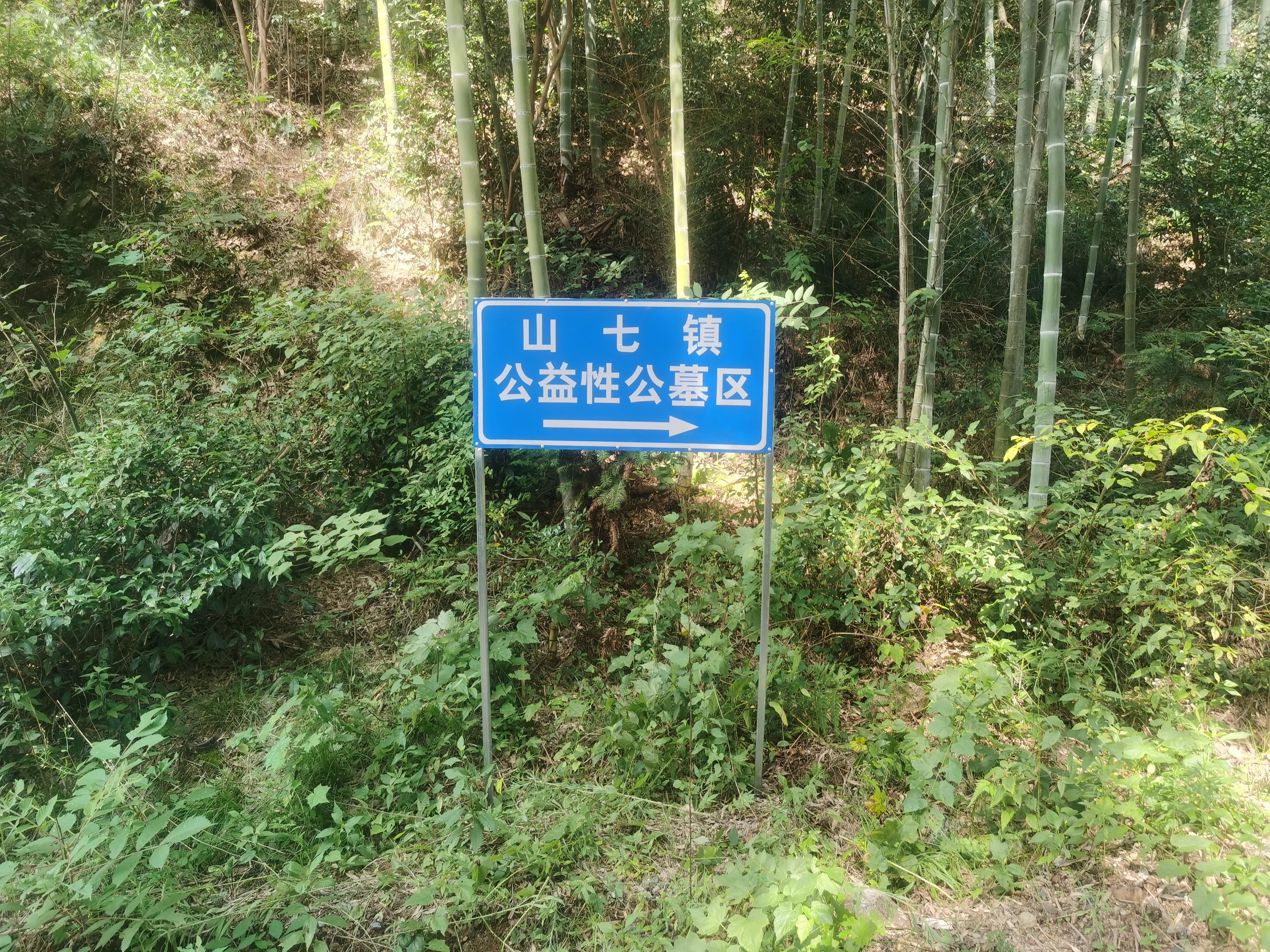 山七镇三石村公益性公墓园区图片
