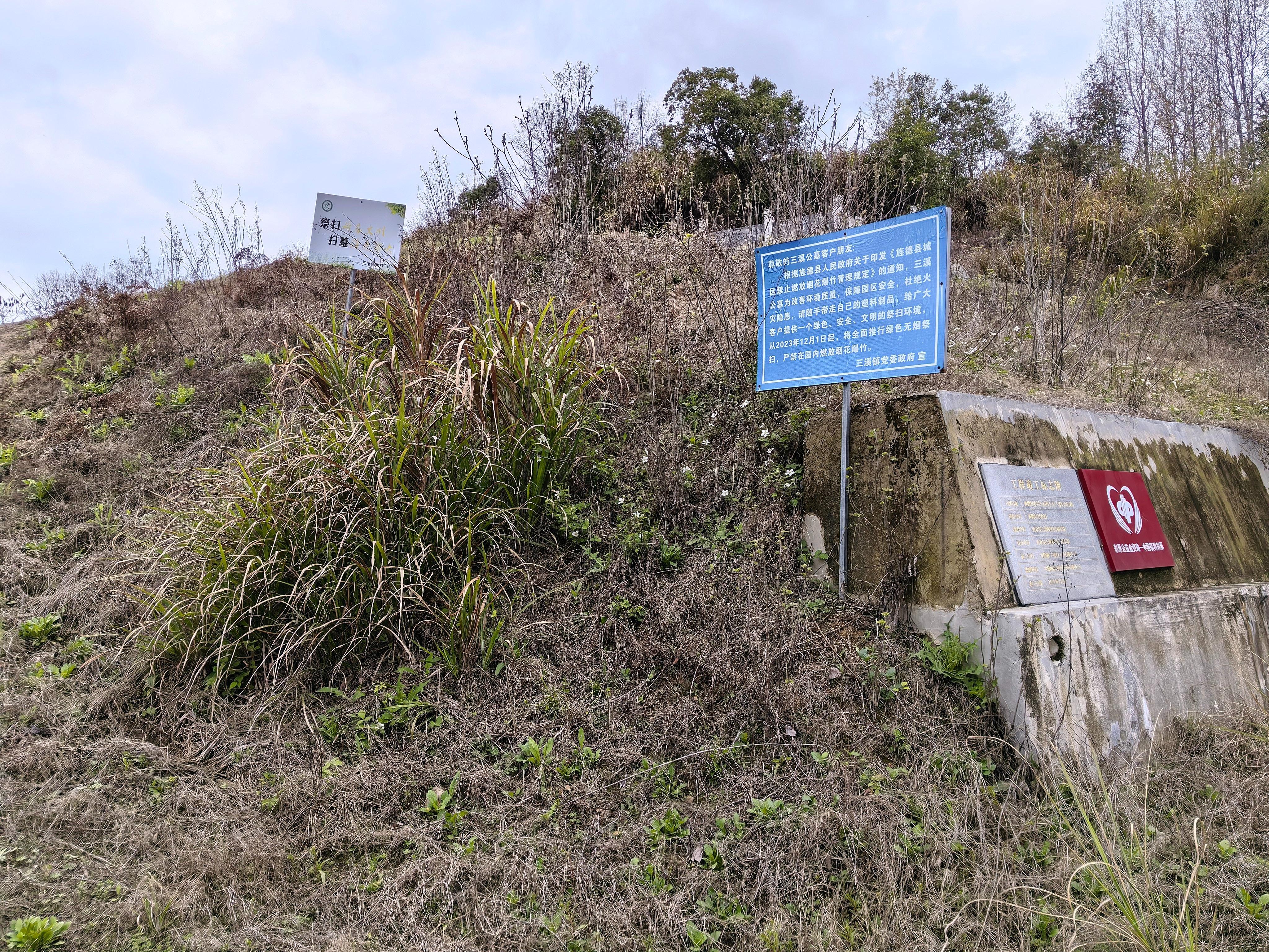 三溪镇双河村郭家山公墓园区图片