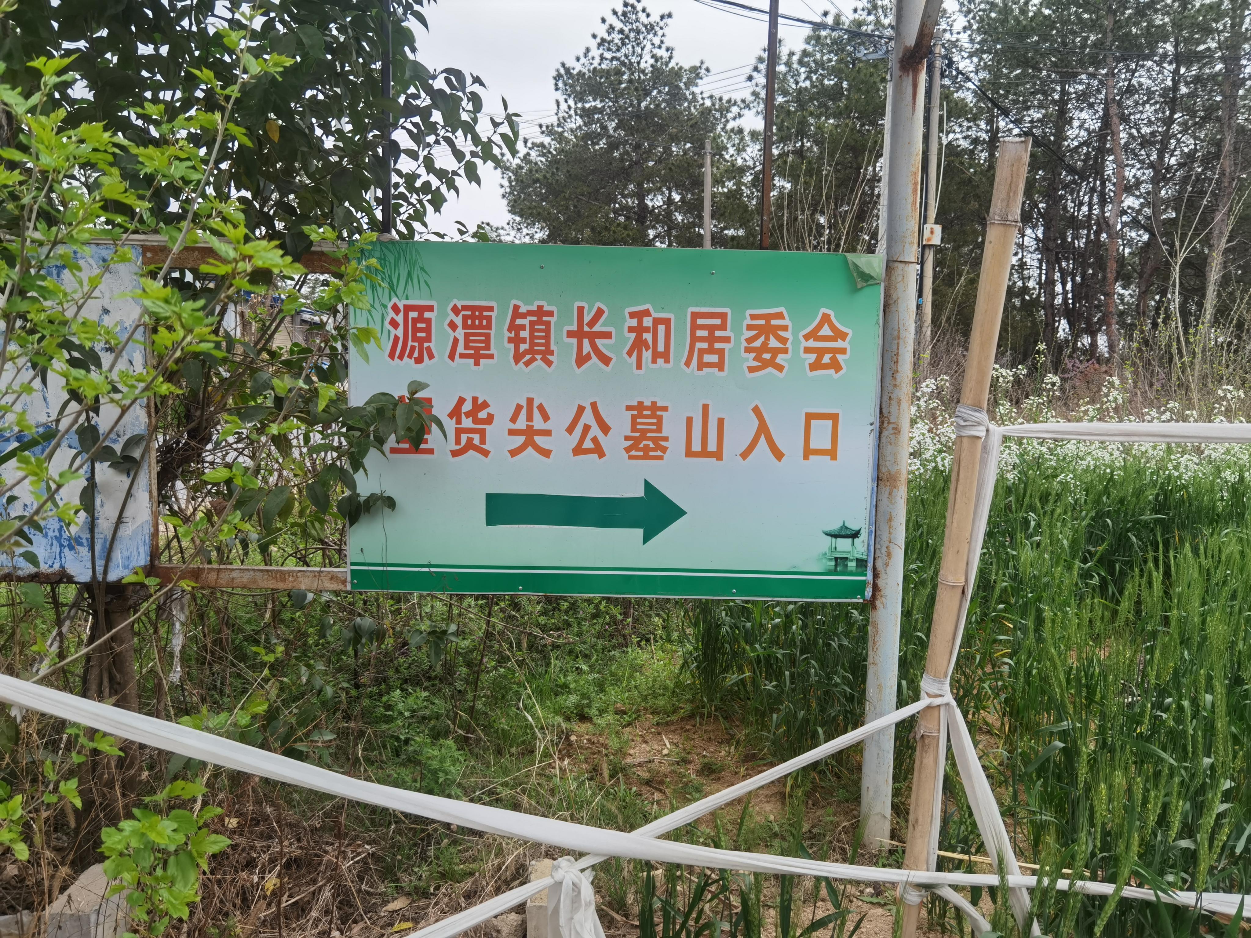 潜山市源潭镇望货尖公益性公墓园区图片