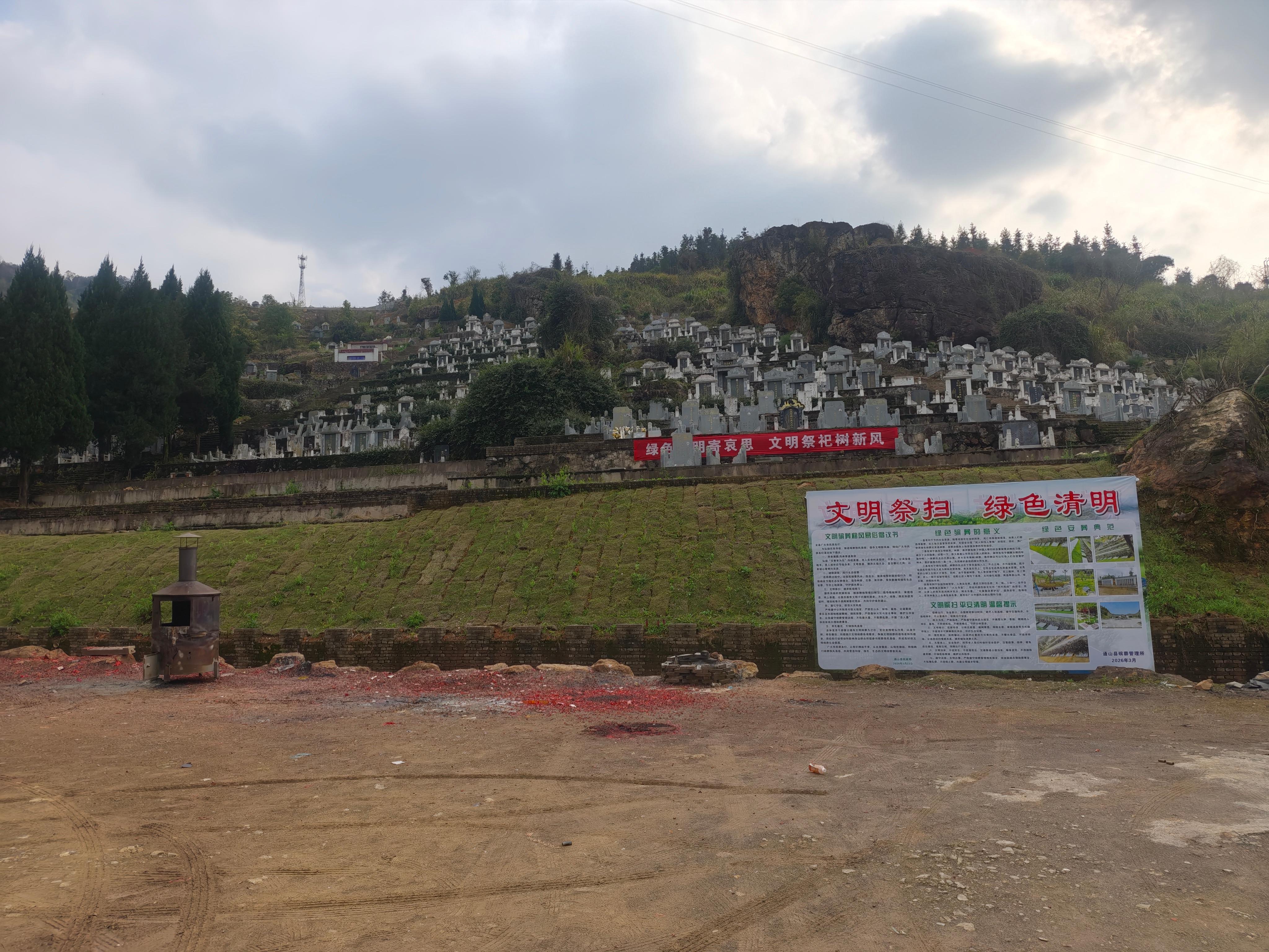 通山县东牛山公益性公墓园区图片