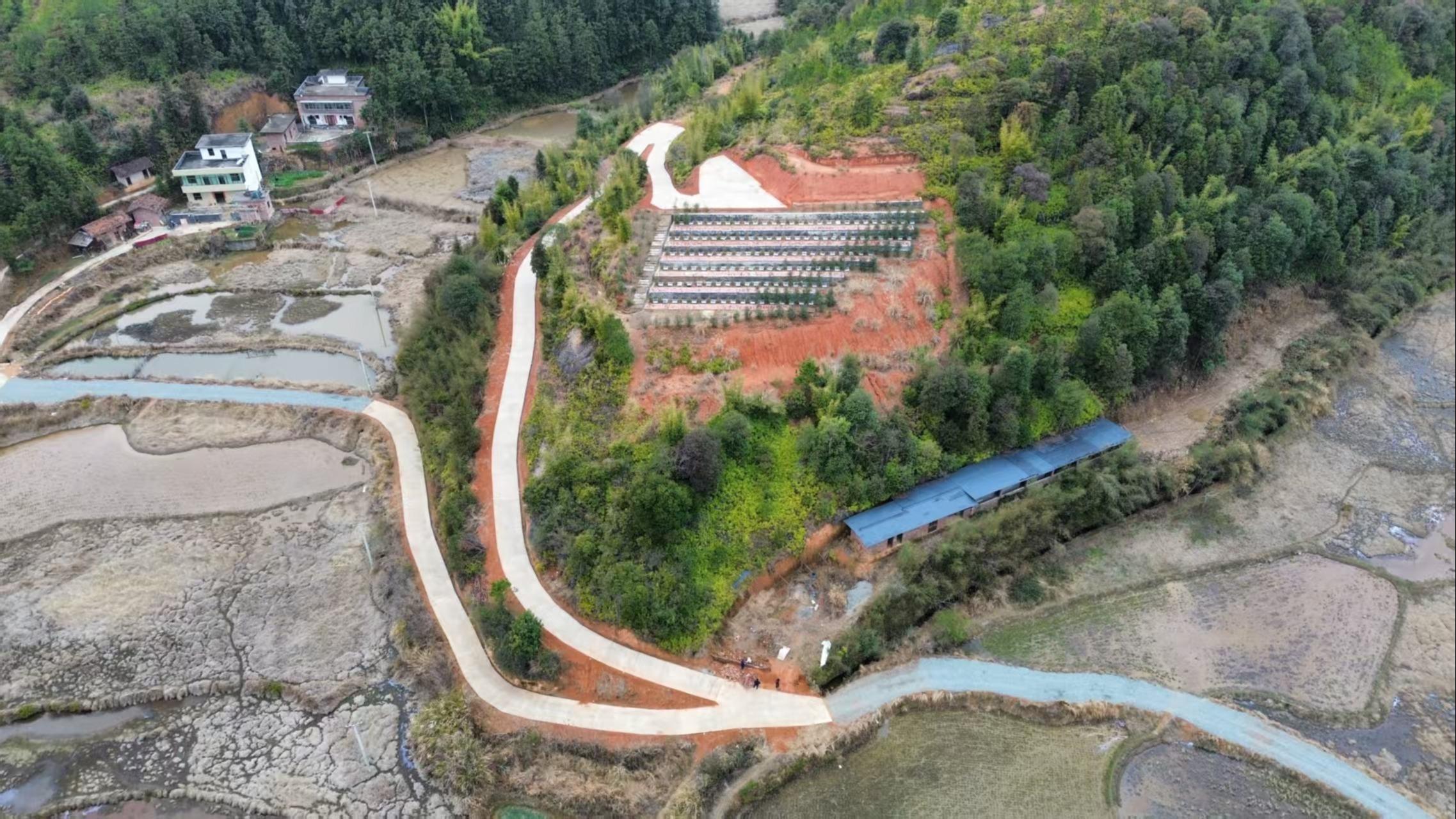 赣县区上堡公墓园区图片