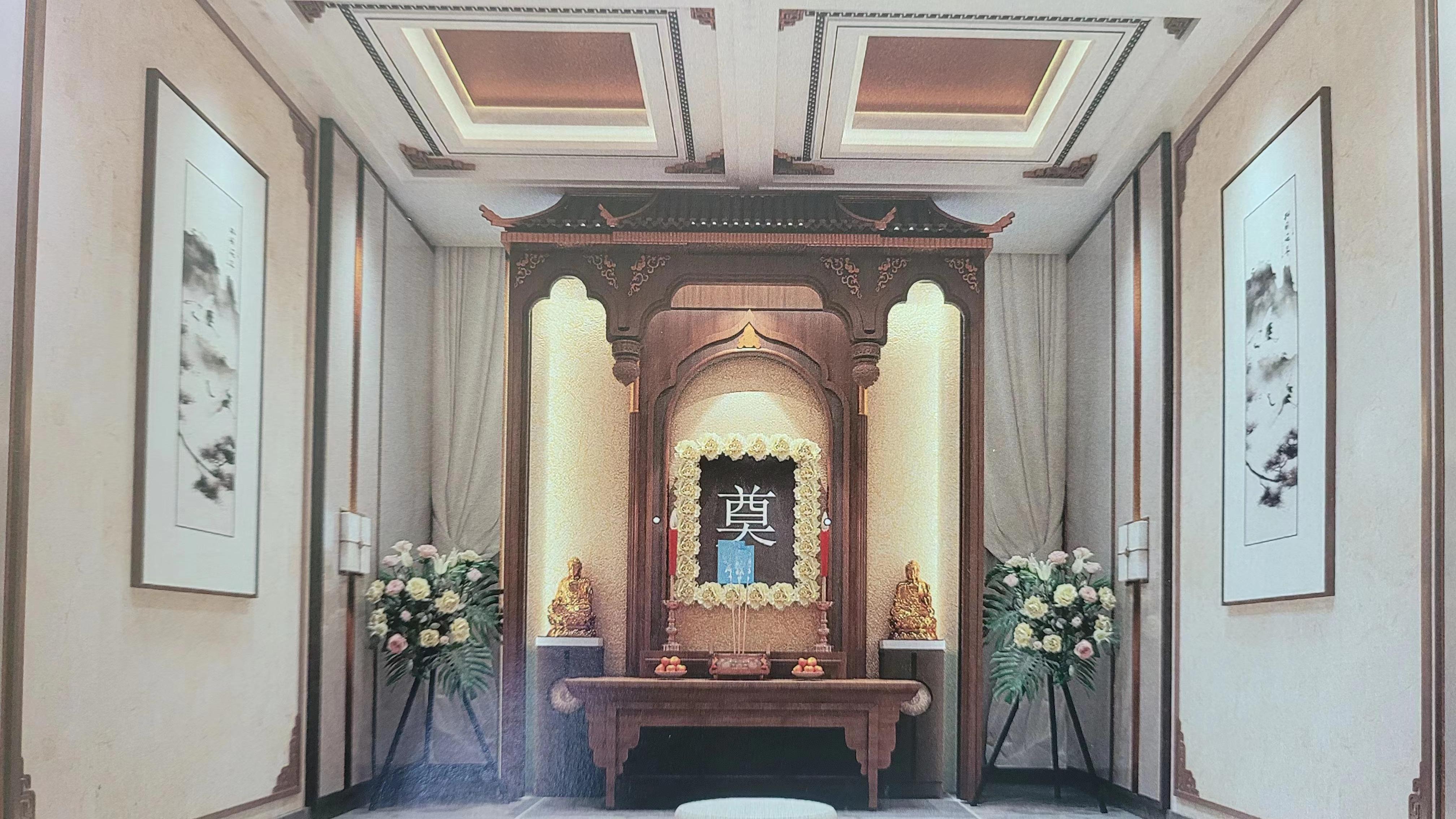 盘锦市大洼区殡仪馆骨灰楼园区图片