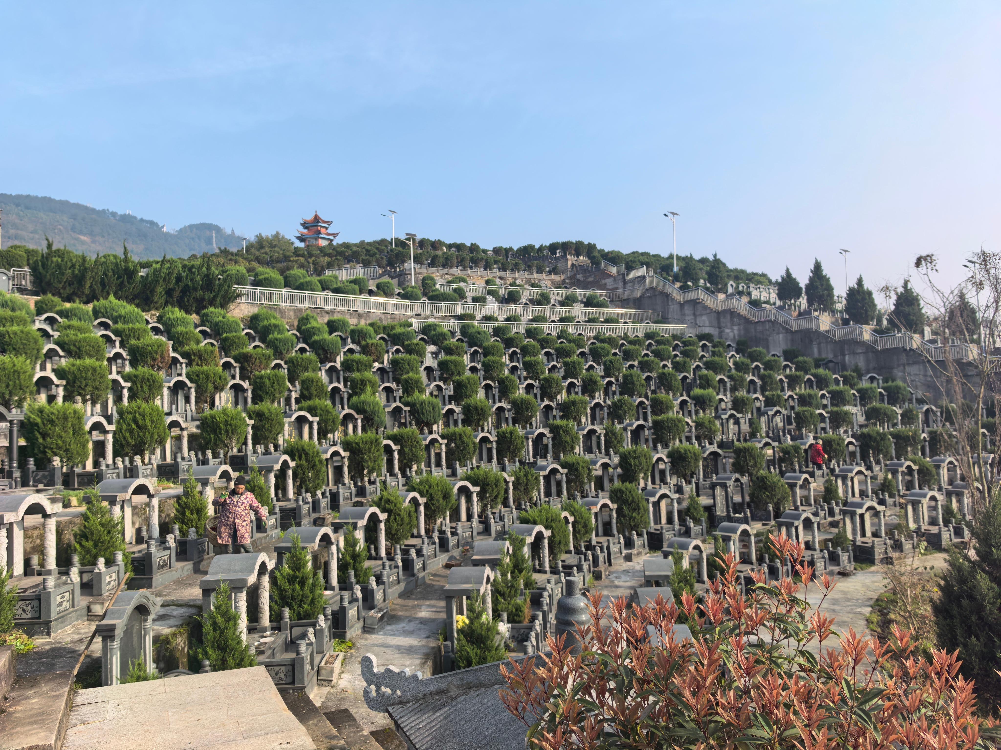 忠县松鹤园公墓园区图片