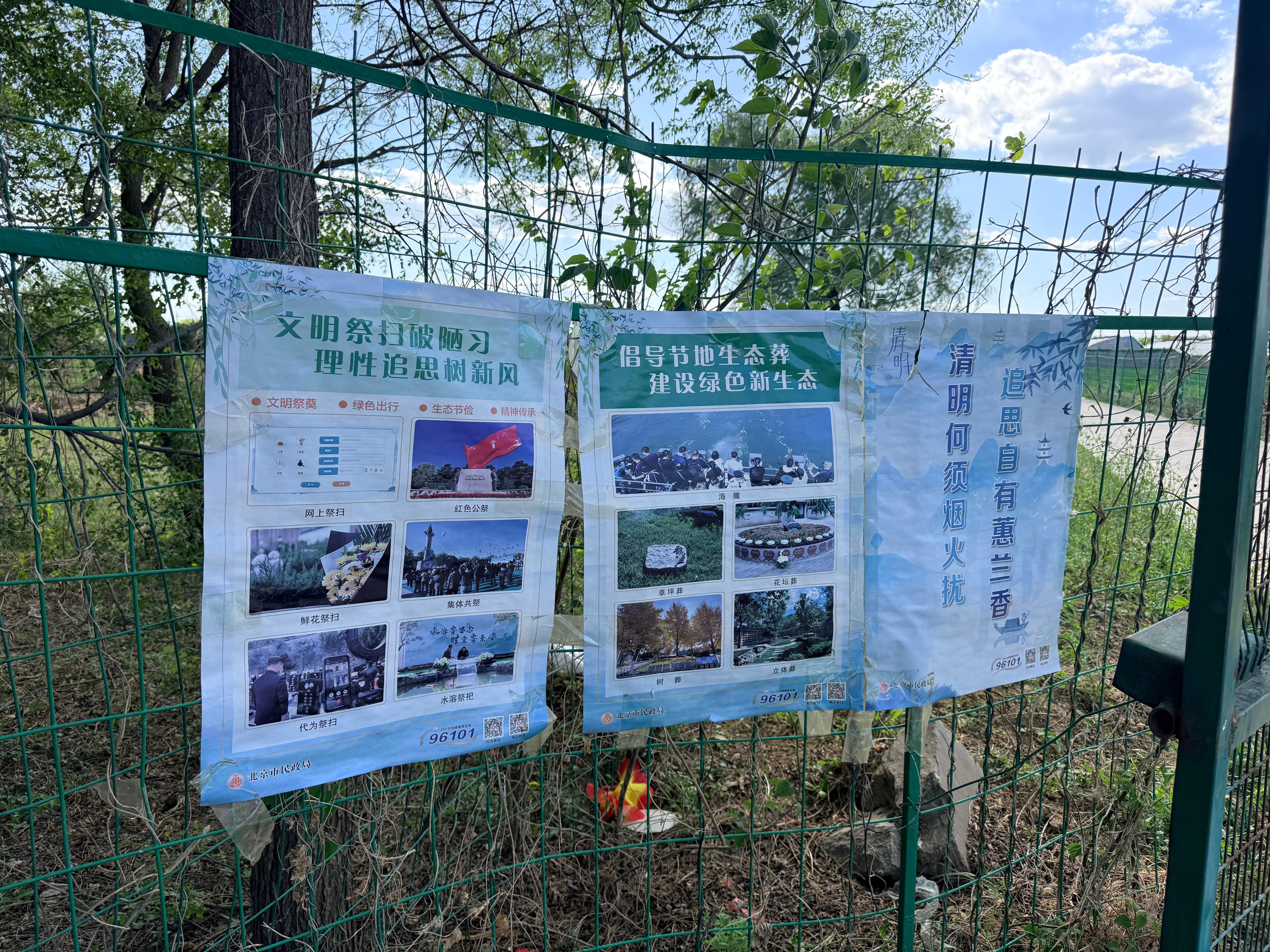 沙岭村公益性公墓园区图片