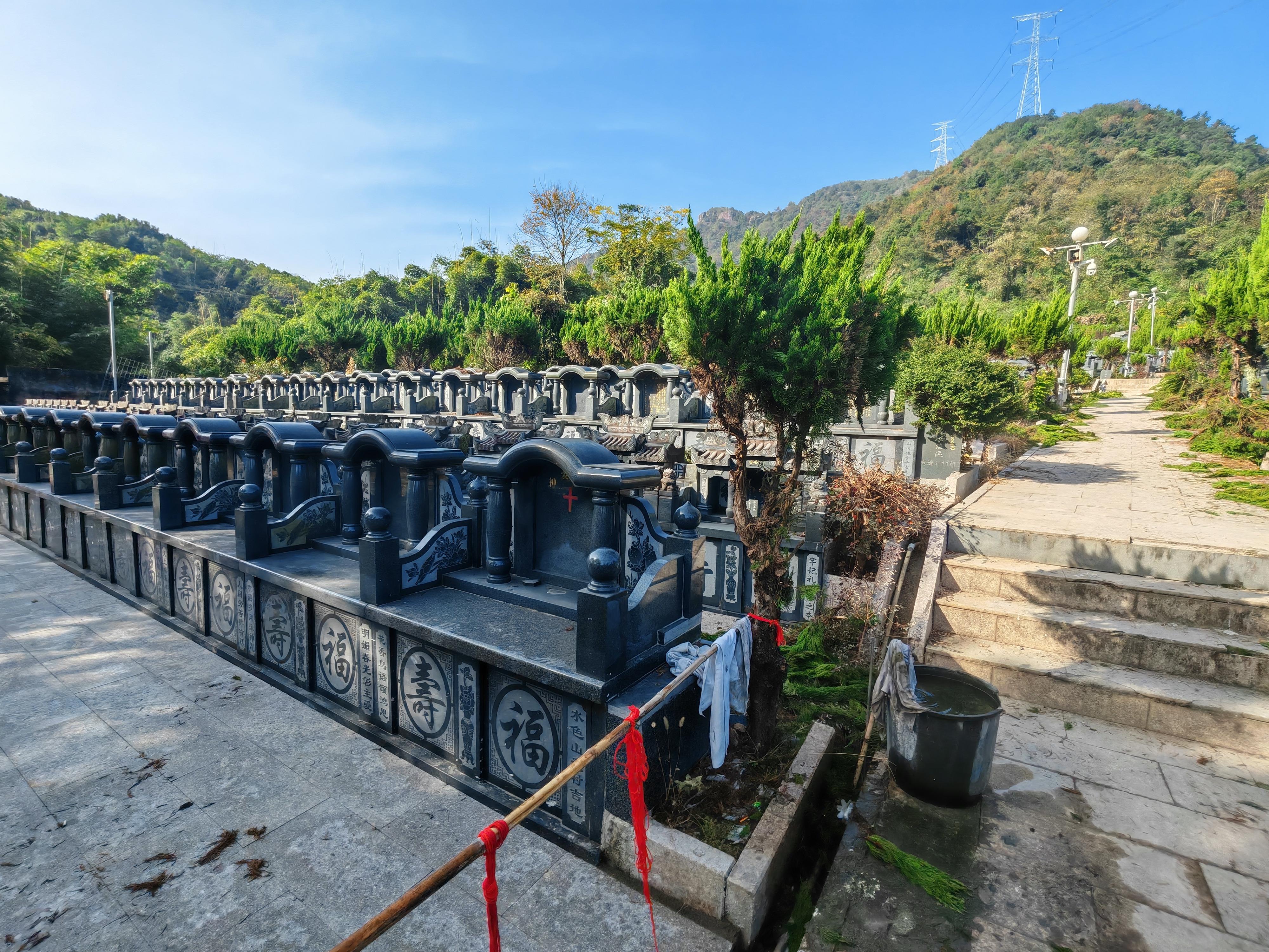藻溪镇盛陶福公益性公墓园区图片