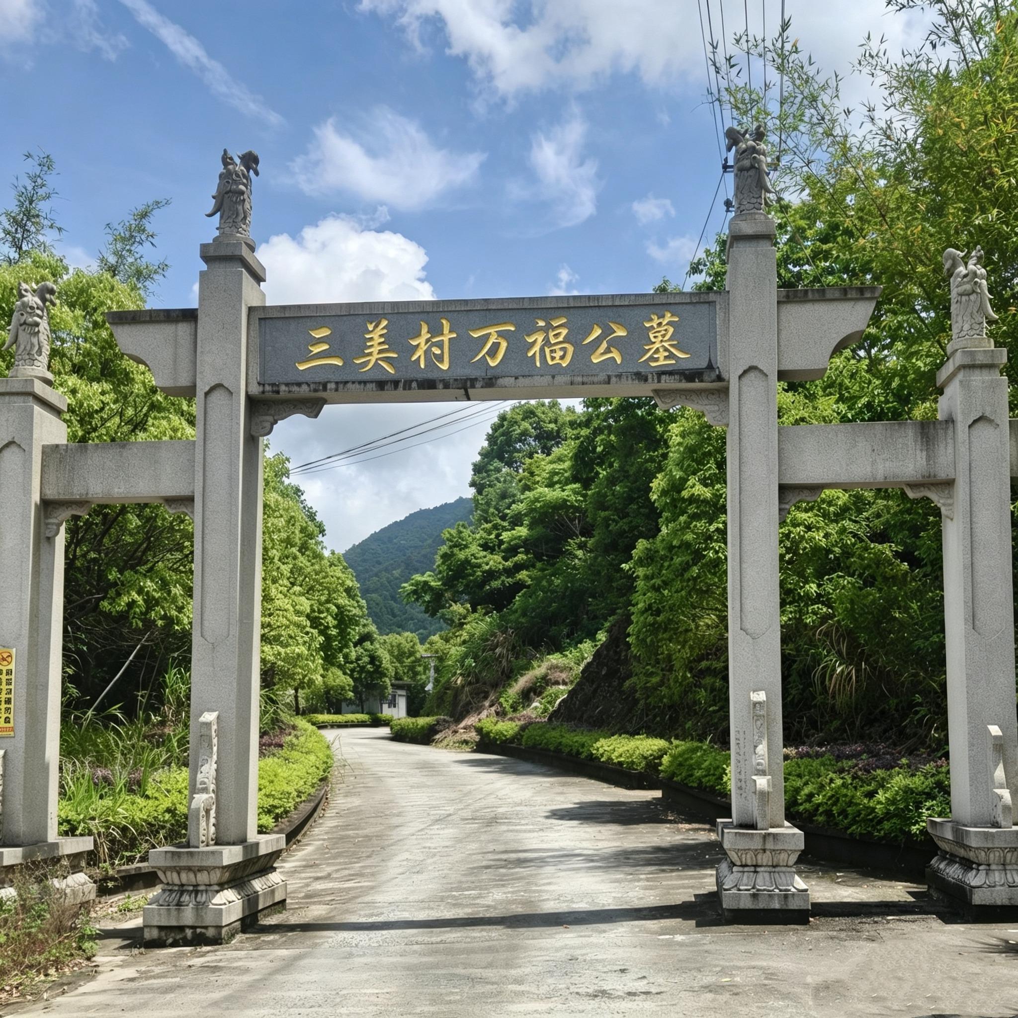 灵溪镇三美村公益性公墓