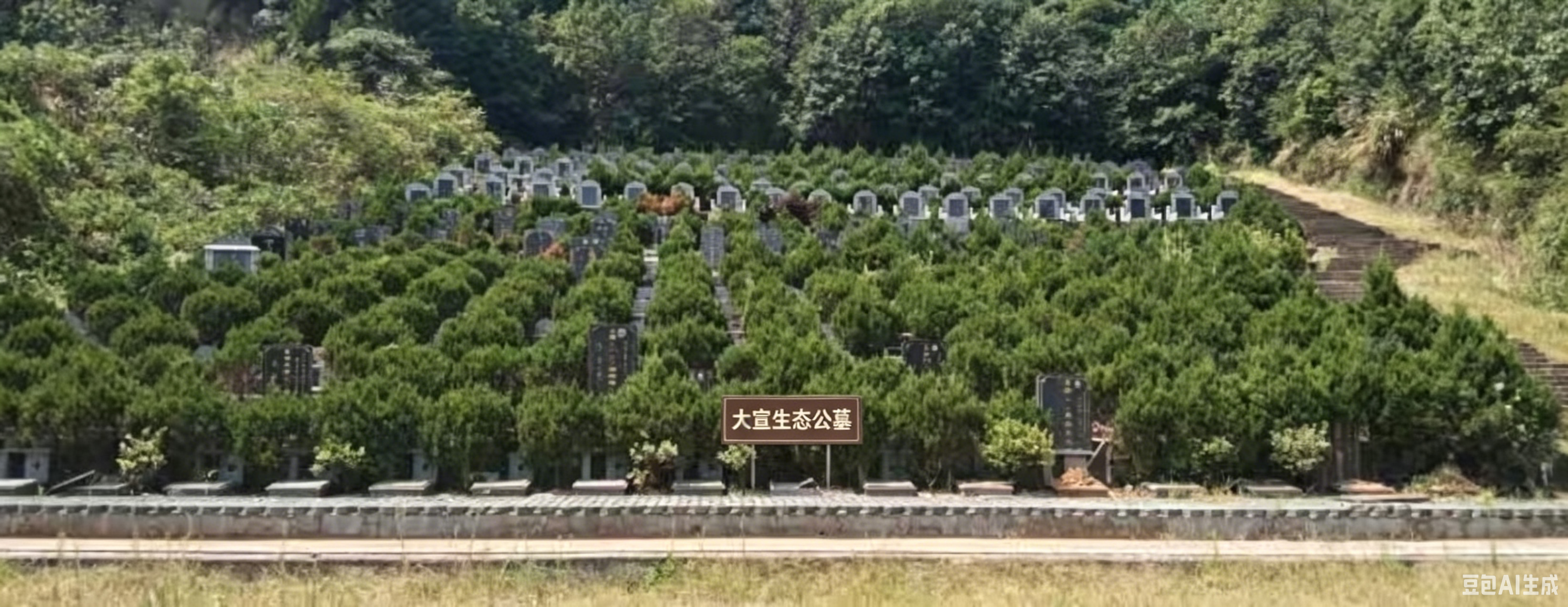 诸暨市山下湖镇泌湖村大宣生态公墓园区图片
