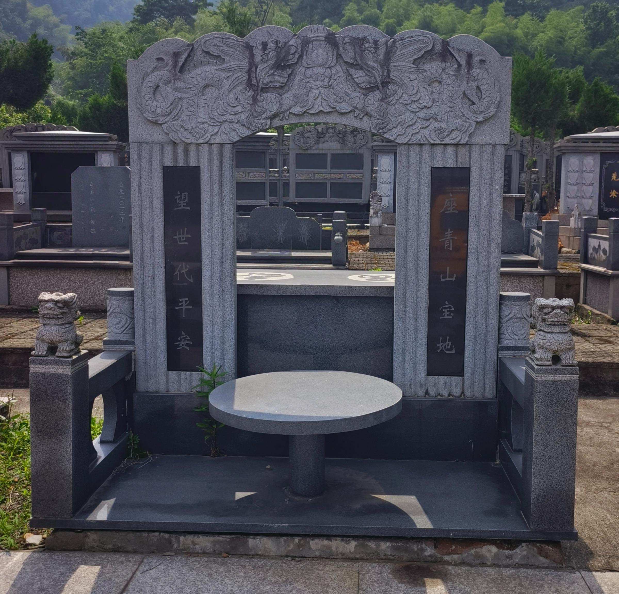 宁波北仑大碶街道方夏凤凰山墓园园区图片