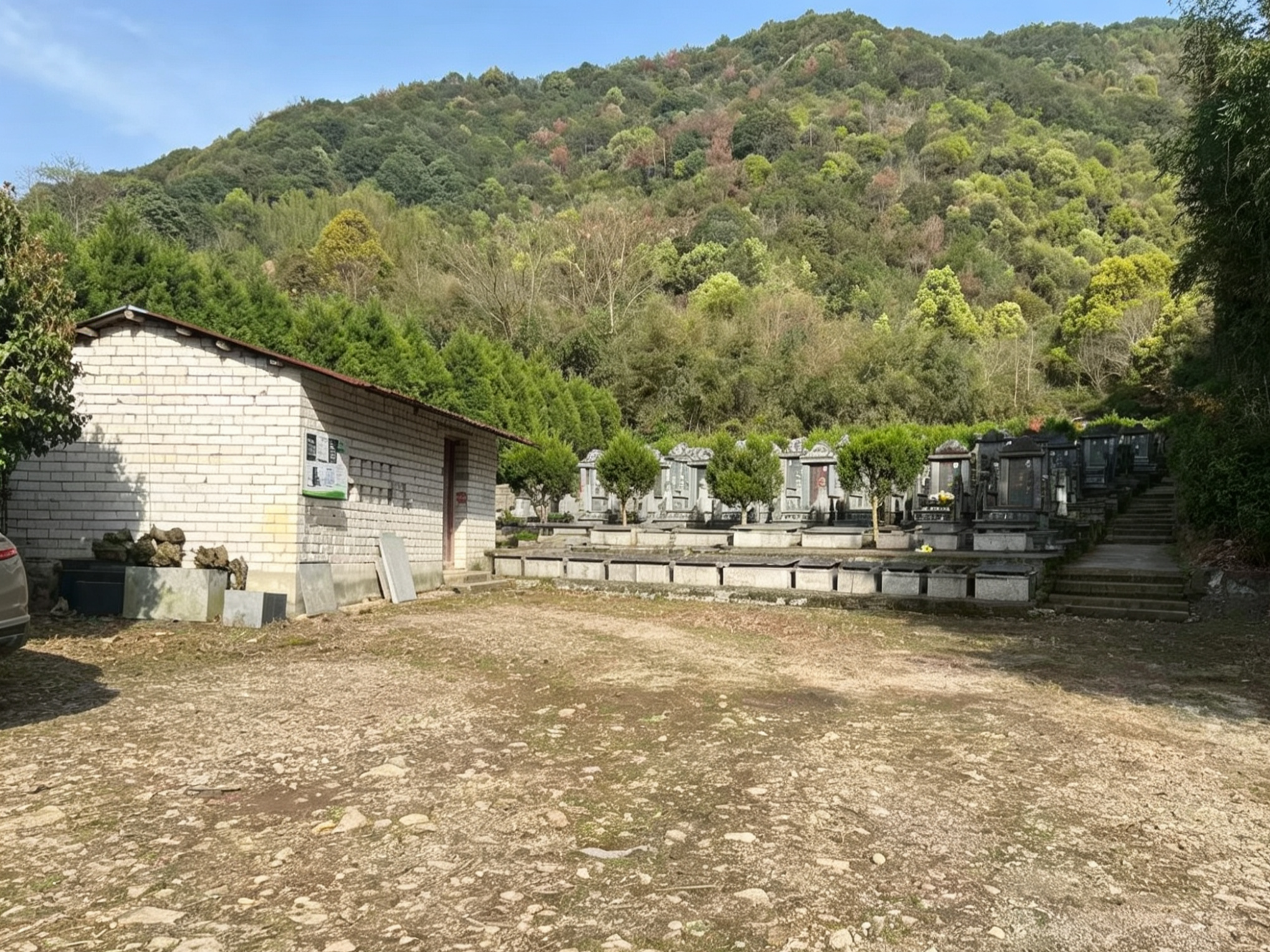 平水镇山石岙公墓园区图片