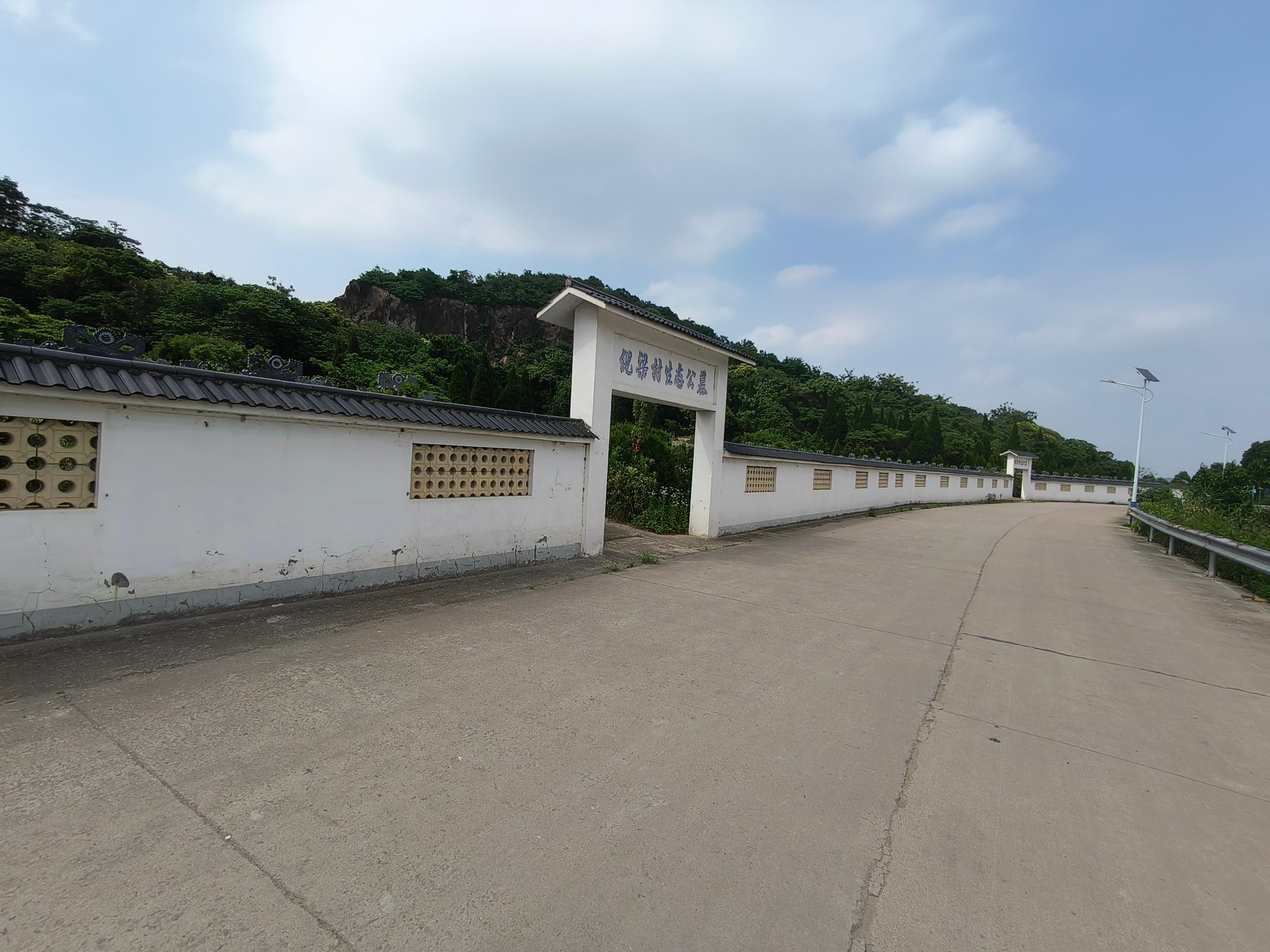 小越街道倪梁村陵园园区图片