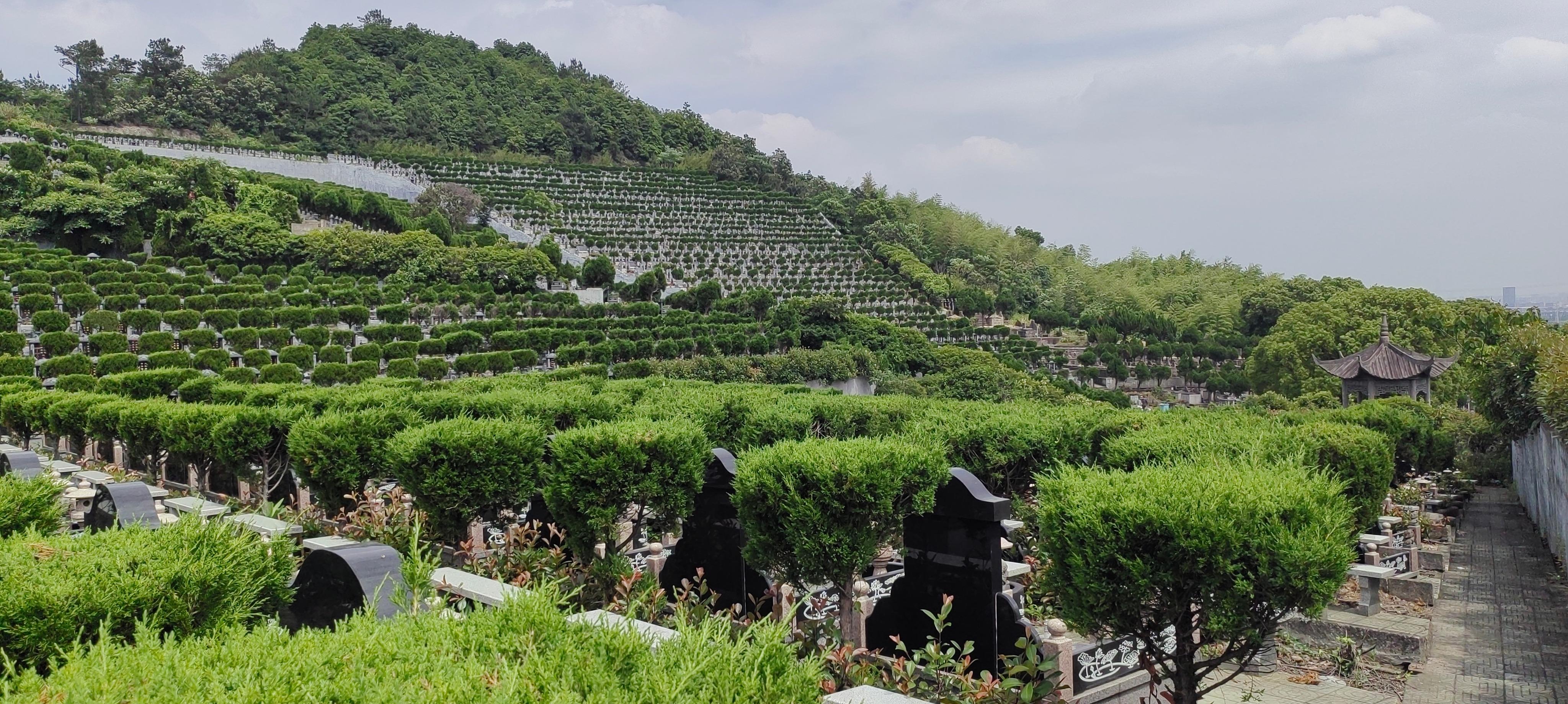 宁波市江北区公墓白鹤山墓园园区图片