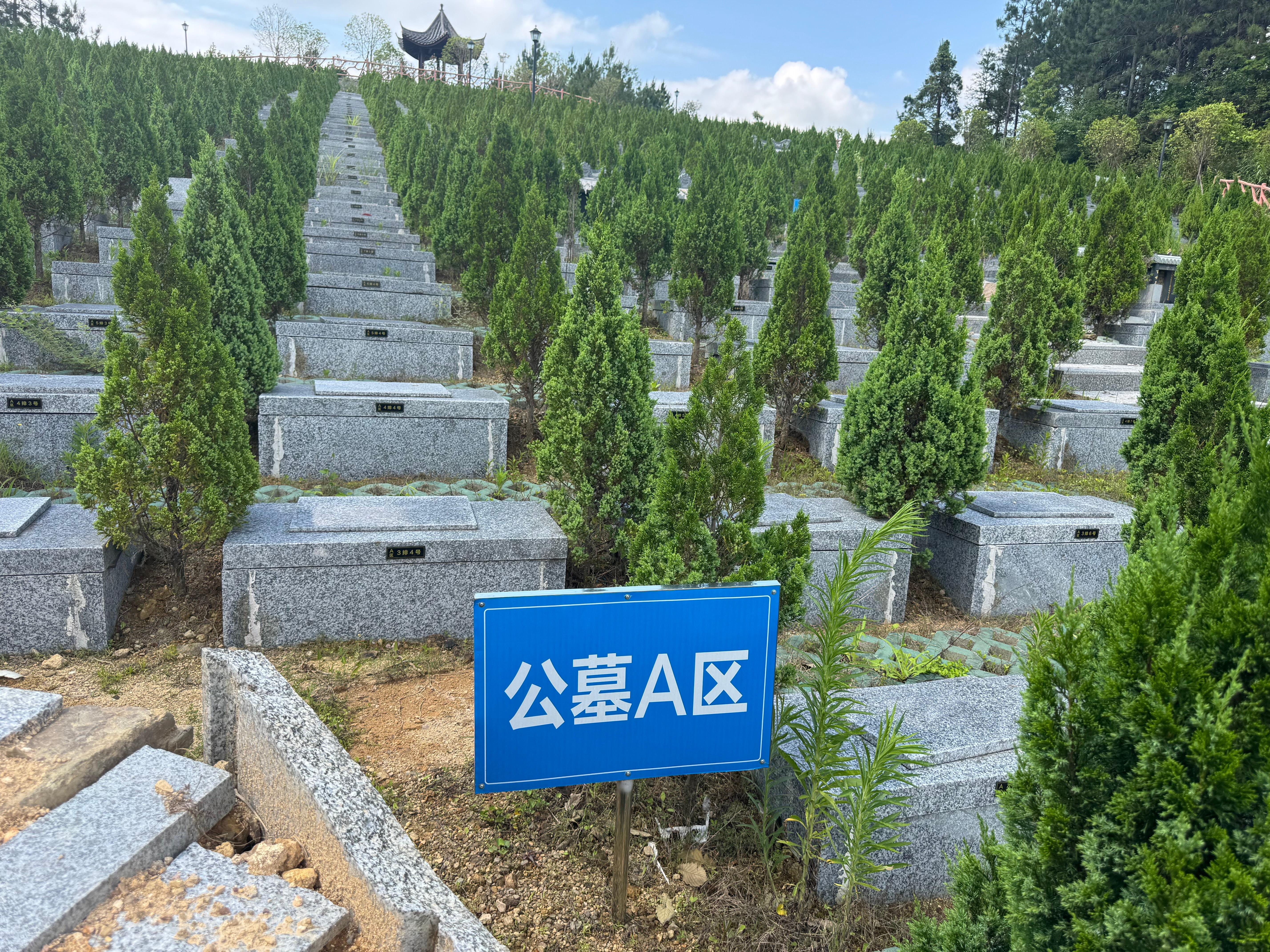 百丈漈镇篁庄公益性生态墓地园区图片