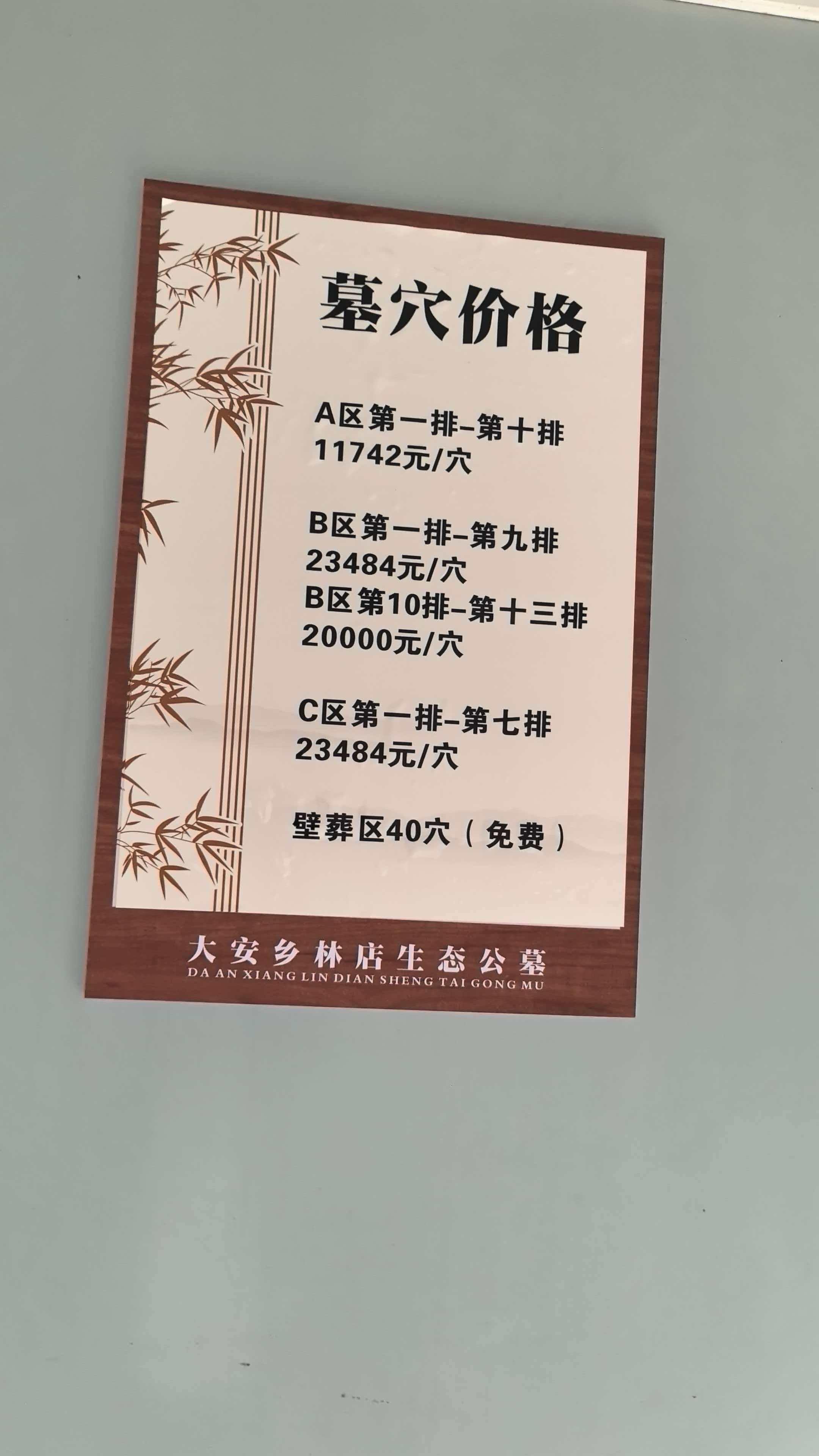 大安乡林店公益性公墓园区图片
