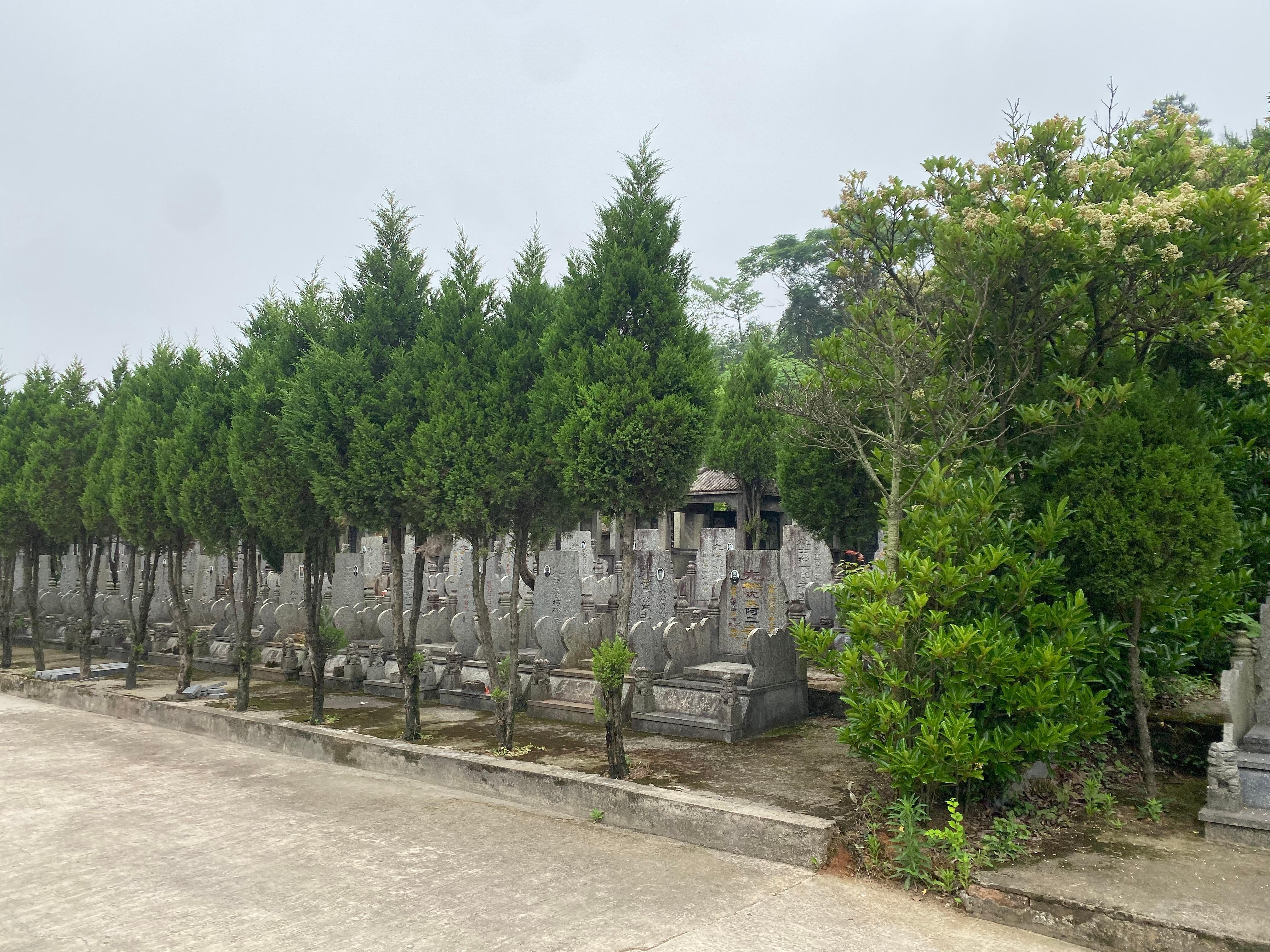 东关街道银山陵园园区图片