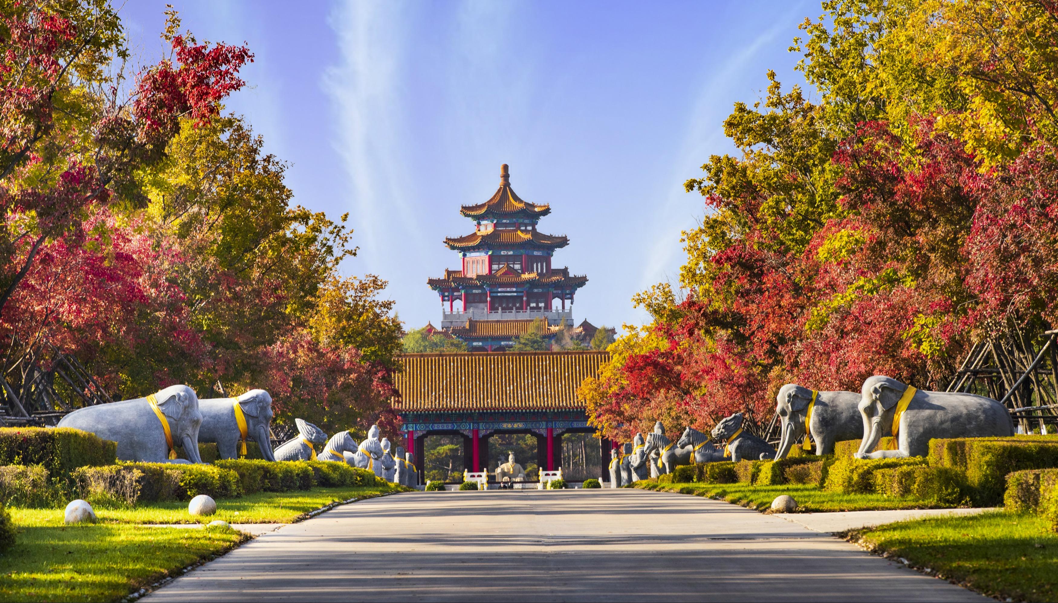 长春华夏陵园园区图片