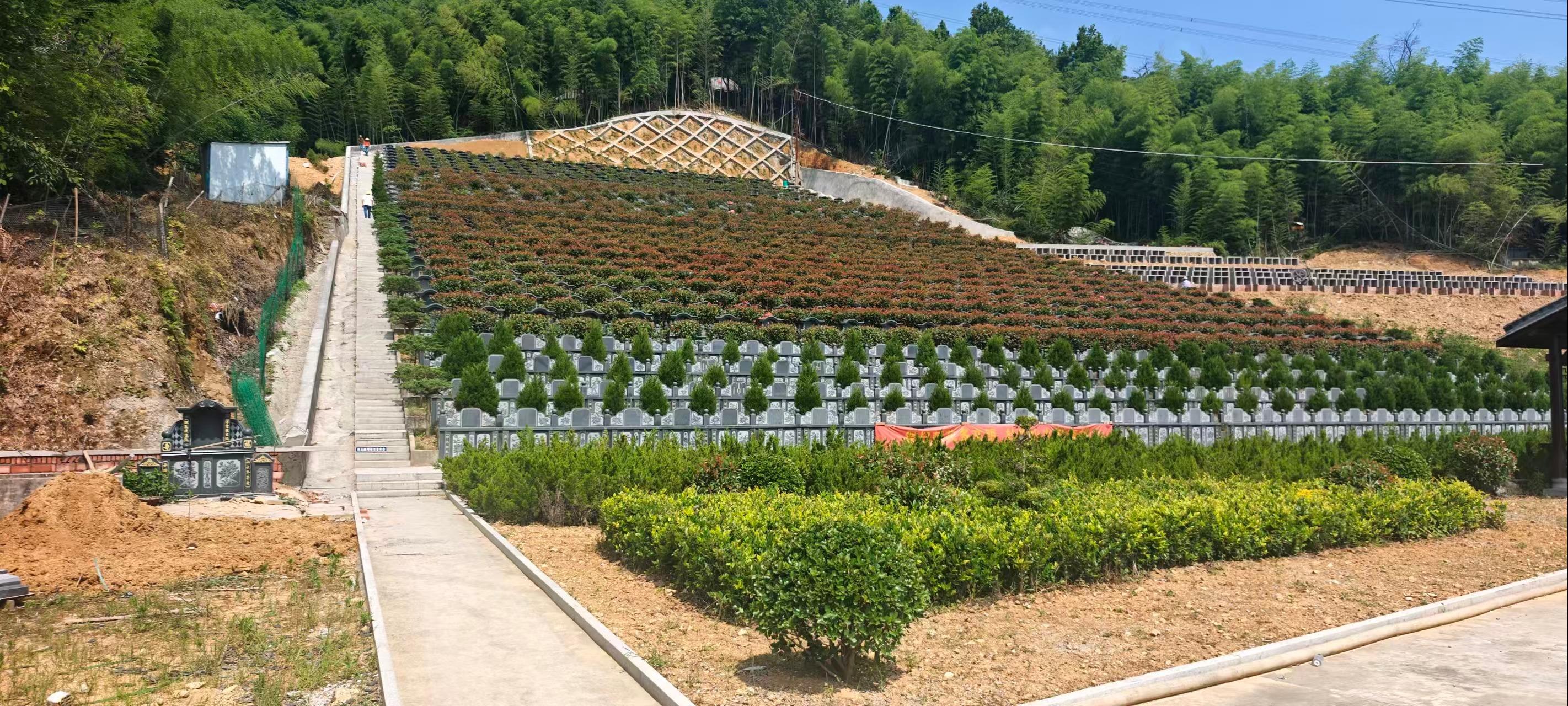 昆阳镇溪坑店村公益性墓地园区图片