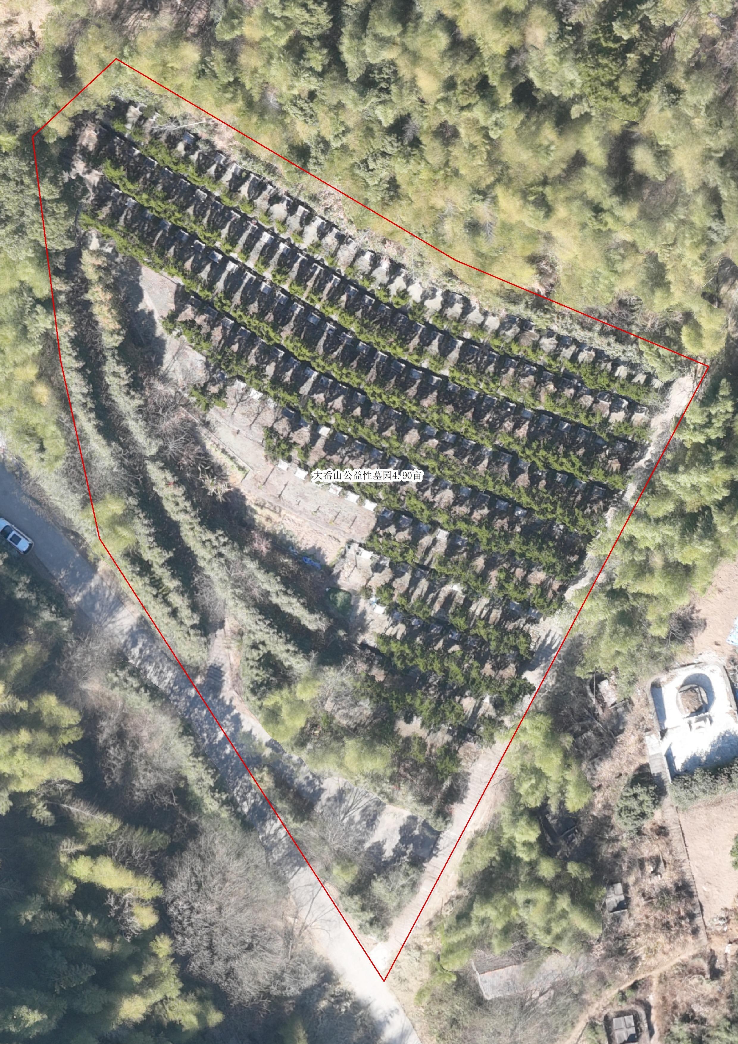 宁波市江北区洪塘街道鞍山村大岙山公益性墓园