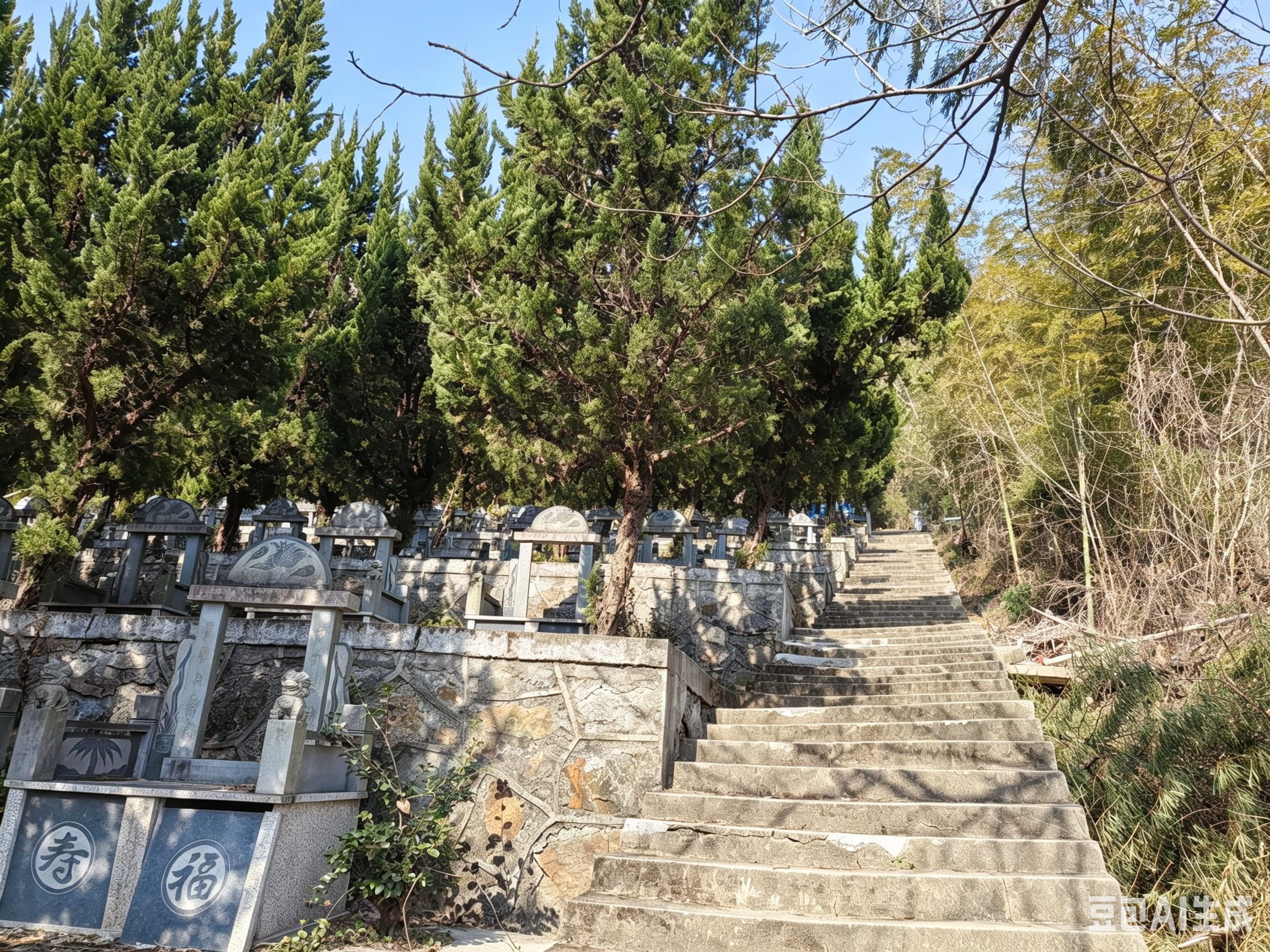 宁波市江北区洪塘街道鞍山村大岙山公益性墓园园区图片