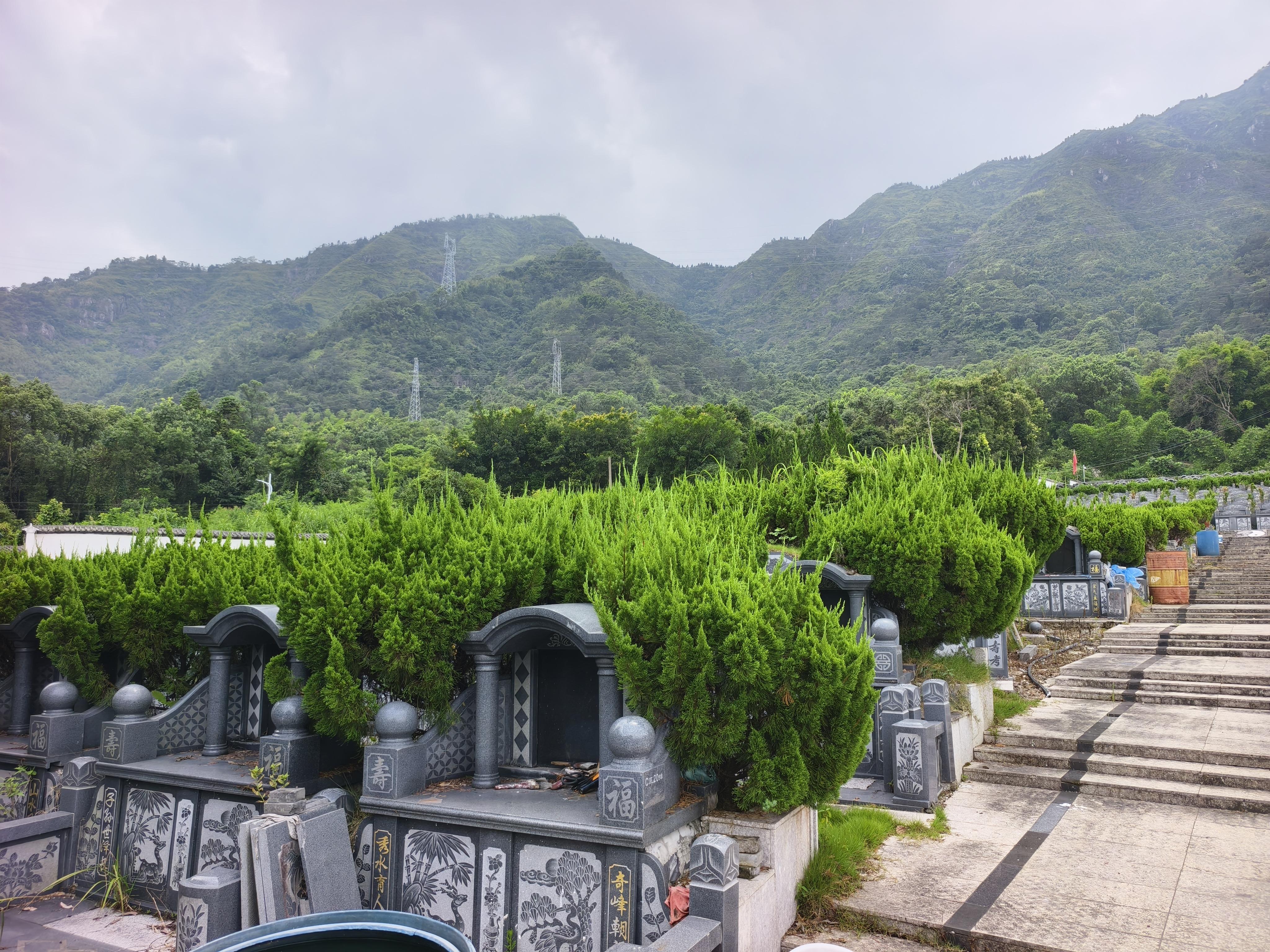 凤卧镇凤南村公益性节地生态墓园园区图片