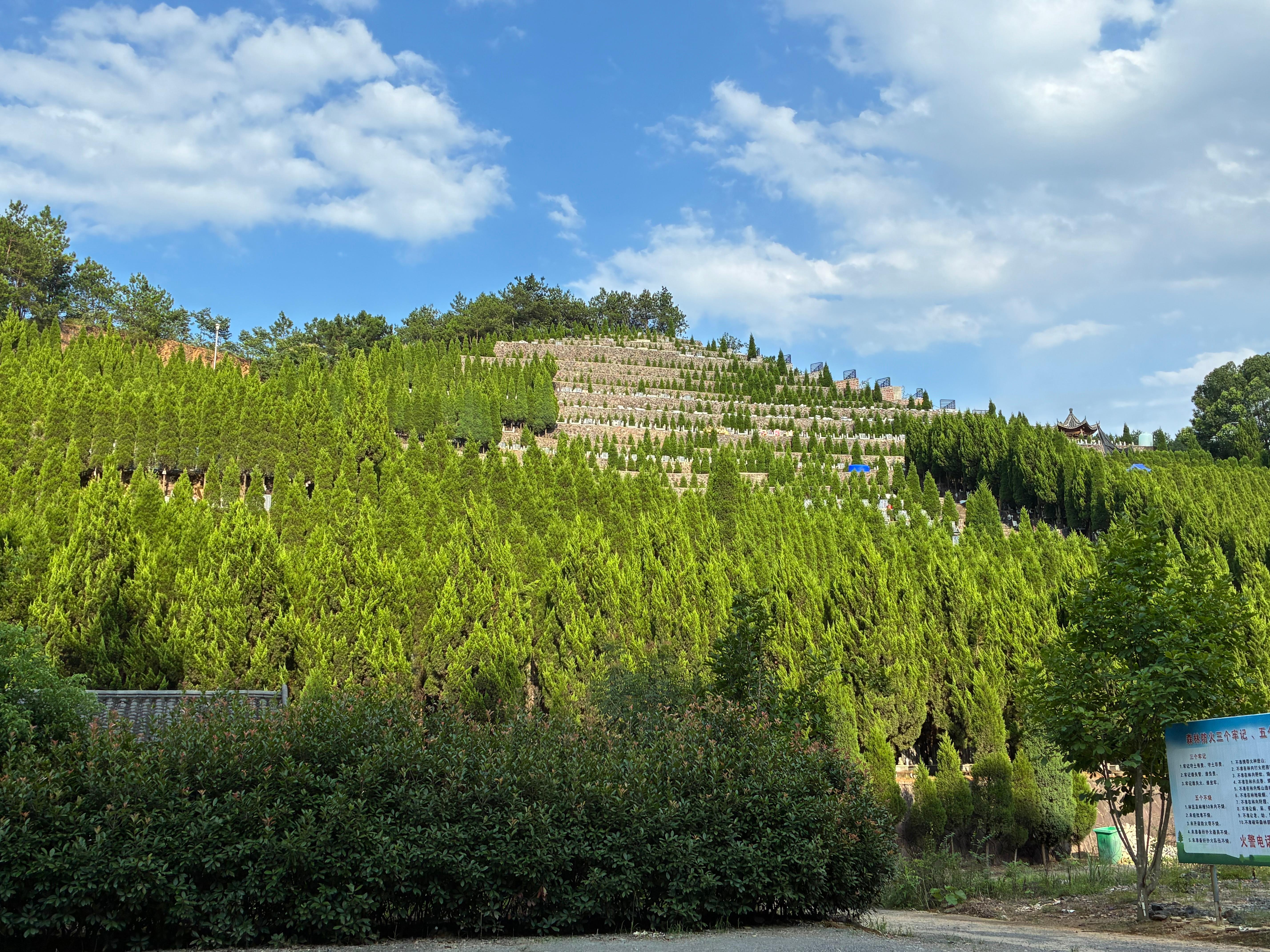 常山县西山陵园园区图片