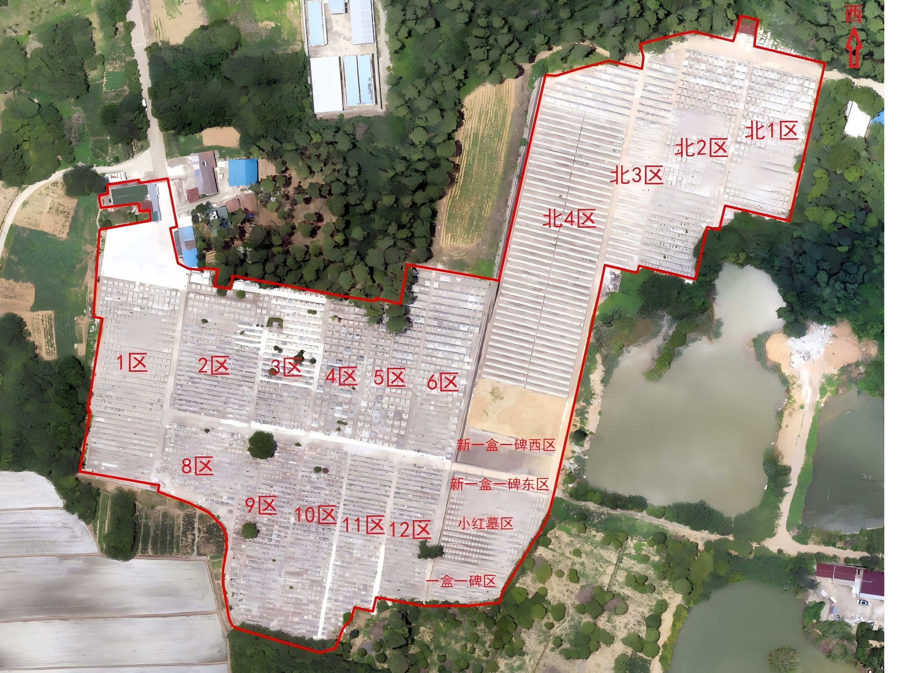 马脚山公墓园区图片