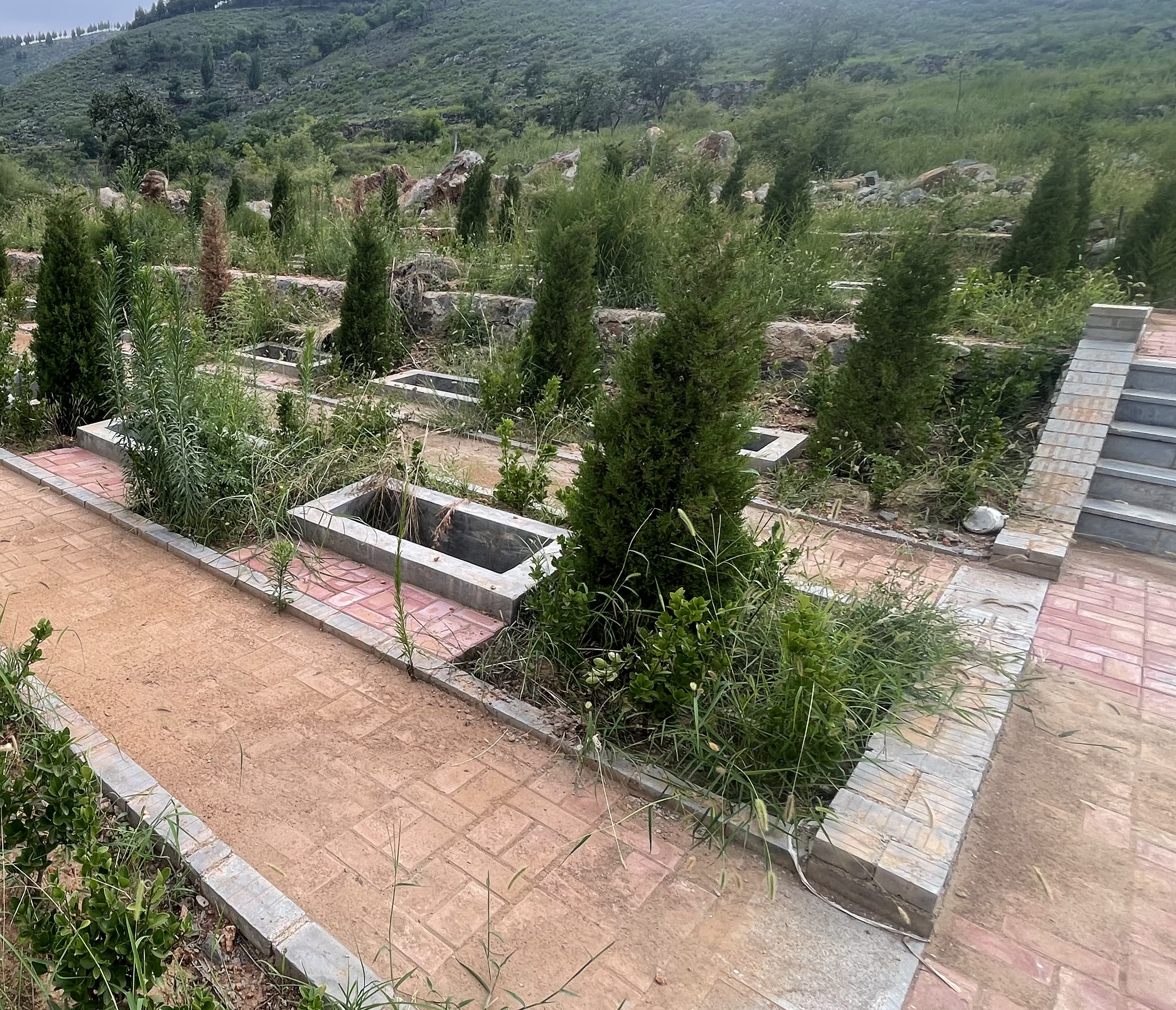 辉县市县级公益性公墓园区图片