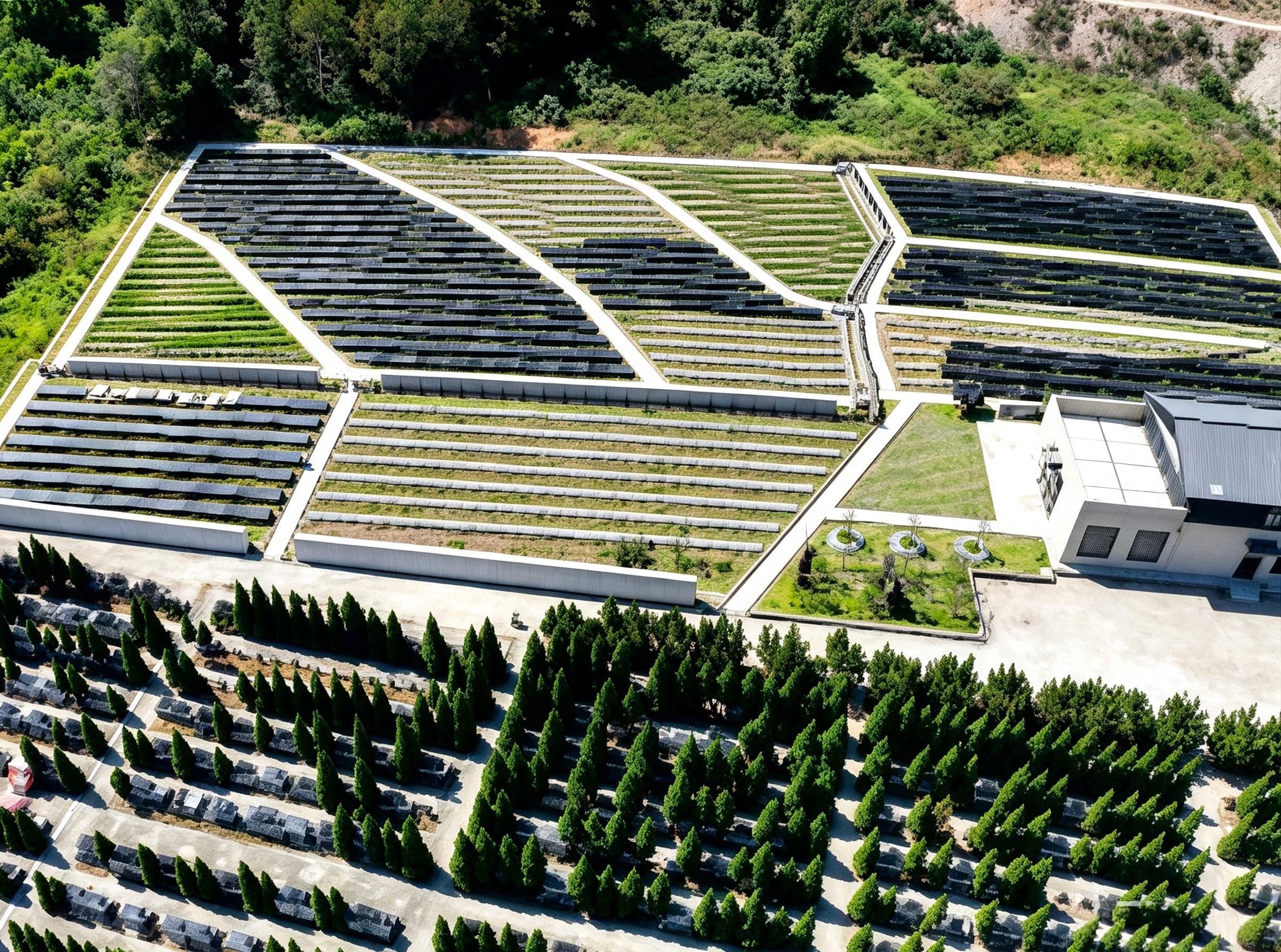 金华市金东区鞋塘北山公墓园区图片